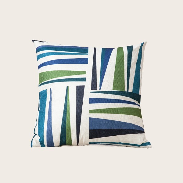 

Geometric Pattern Cushion Cover Without Filler, Multicolor