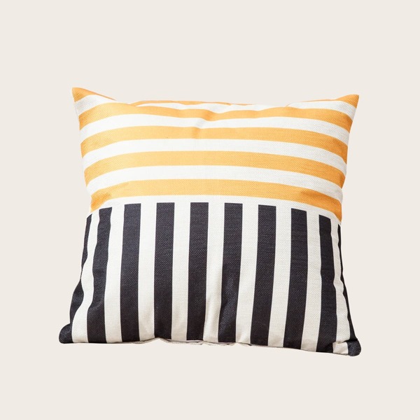 

Striped Pattern Cushion Cover Without Filler, Multicolor
