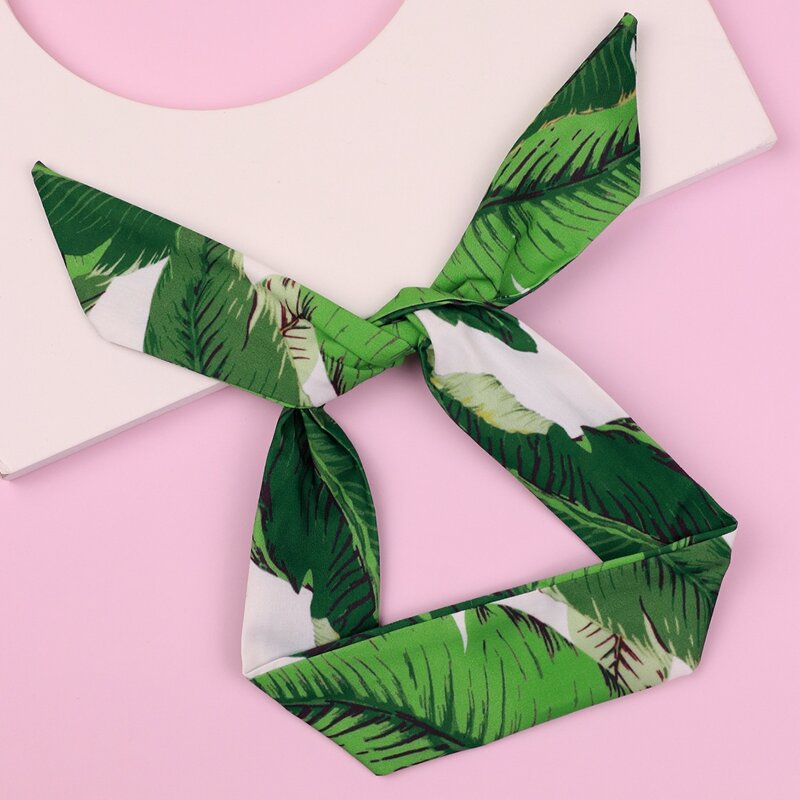 

Tropical Pattern Knot Headband, Multicolor