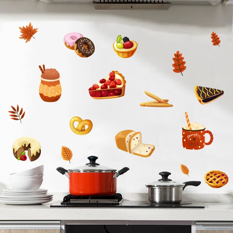 

Dessert Print Wall Sticker, Multicolor