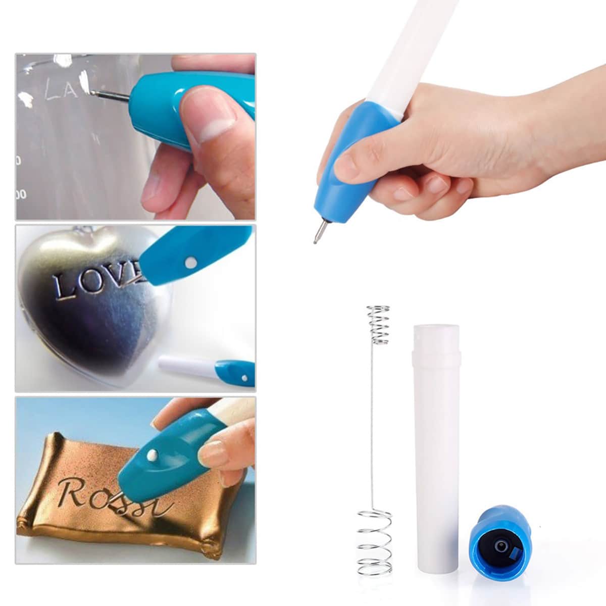 

1pc Mini Electric Engraving Pen, Multicolor