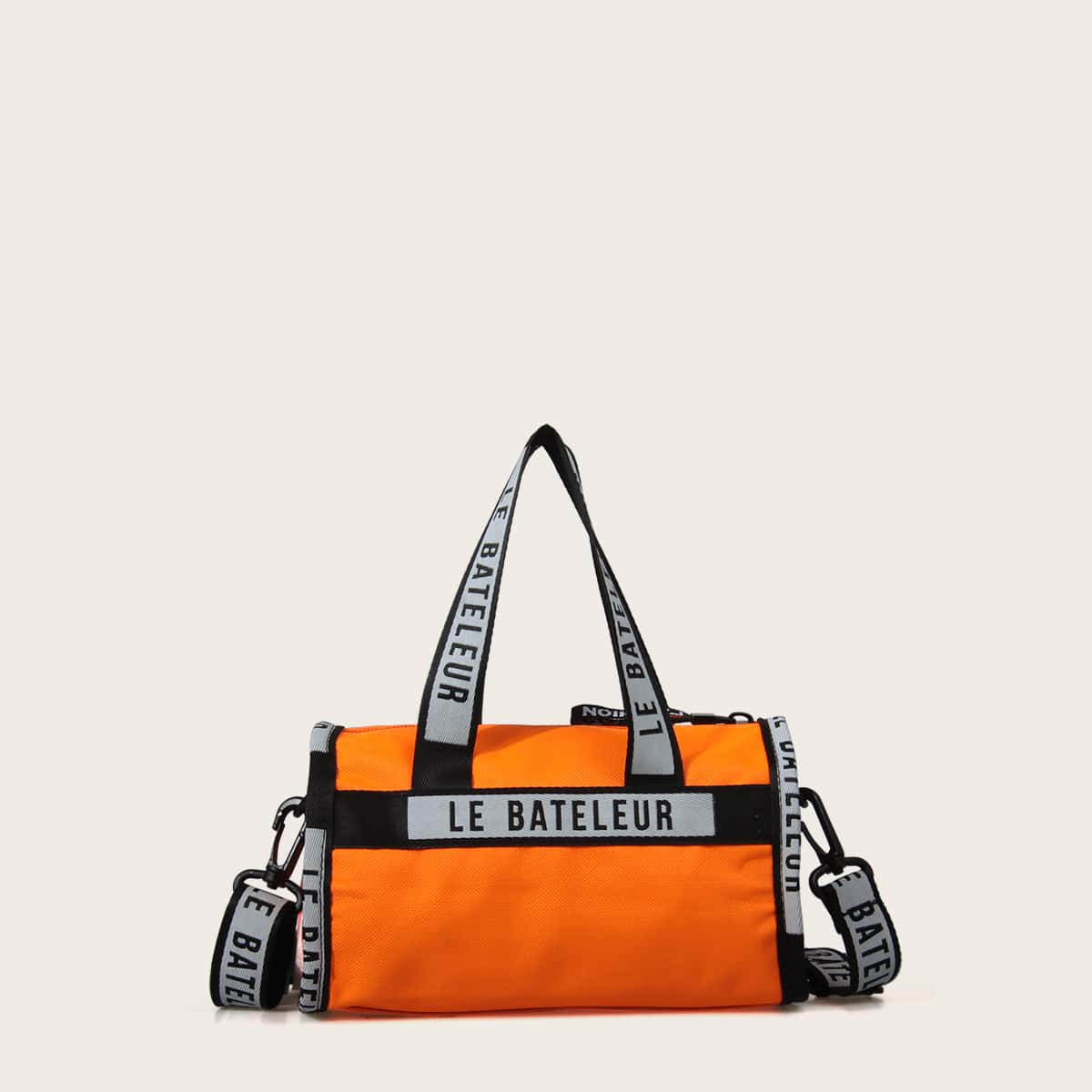 

Letter Graphic Satchel Bag, Orange