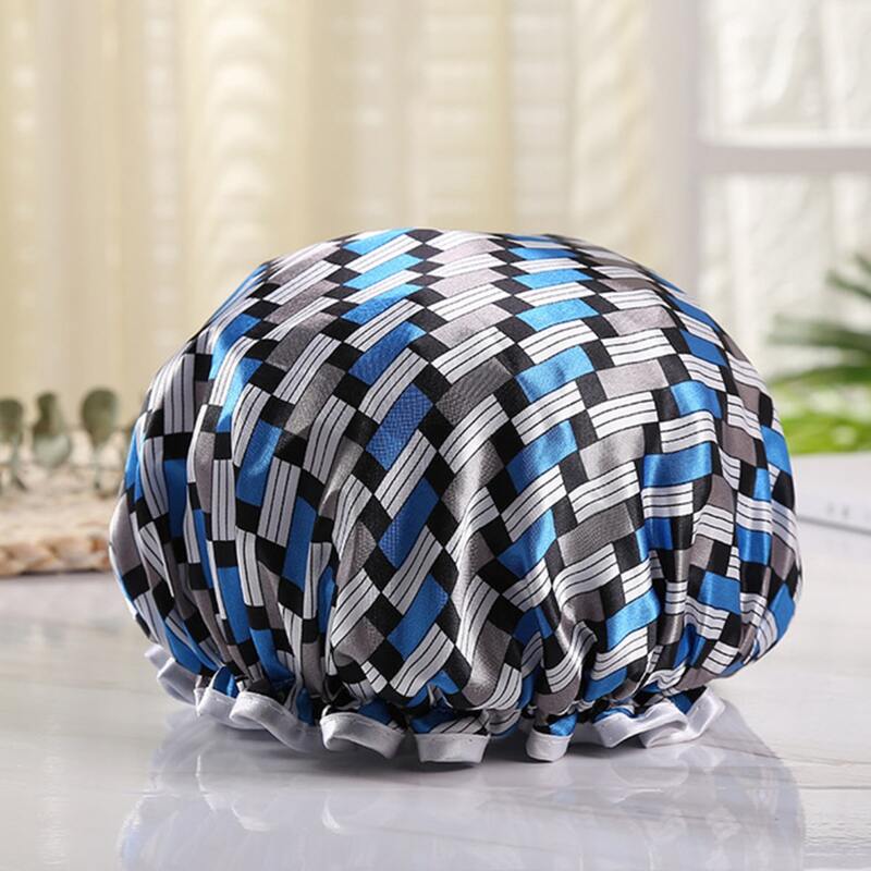 

Geometric Pattern Shower Cap, Multicolor