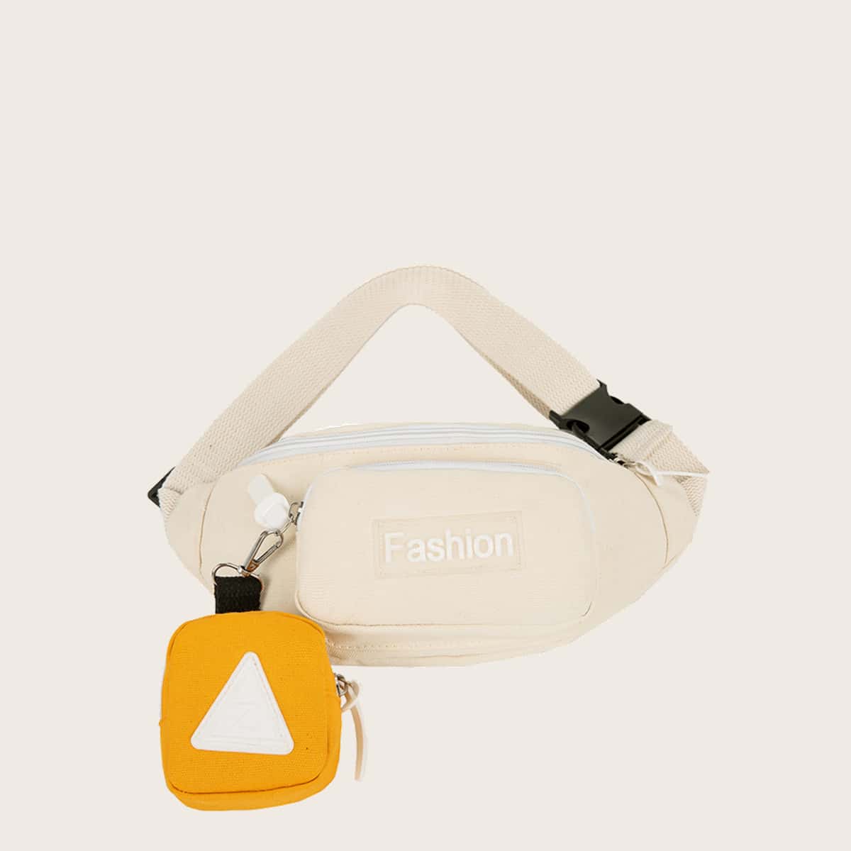 

Canvas Fanny Pack & Coin Purse, Beige