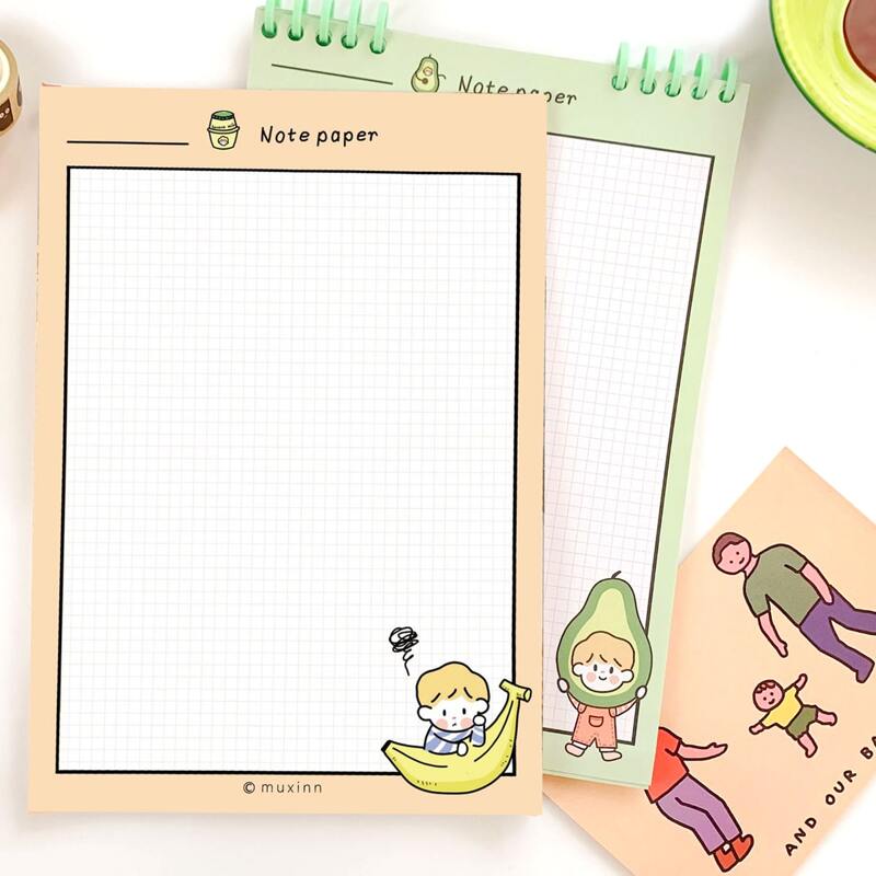 

1pc Cartoon Graphic Random Notebook, Multicolor