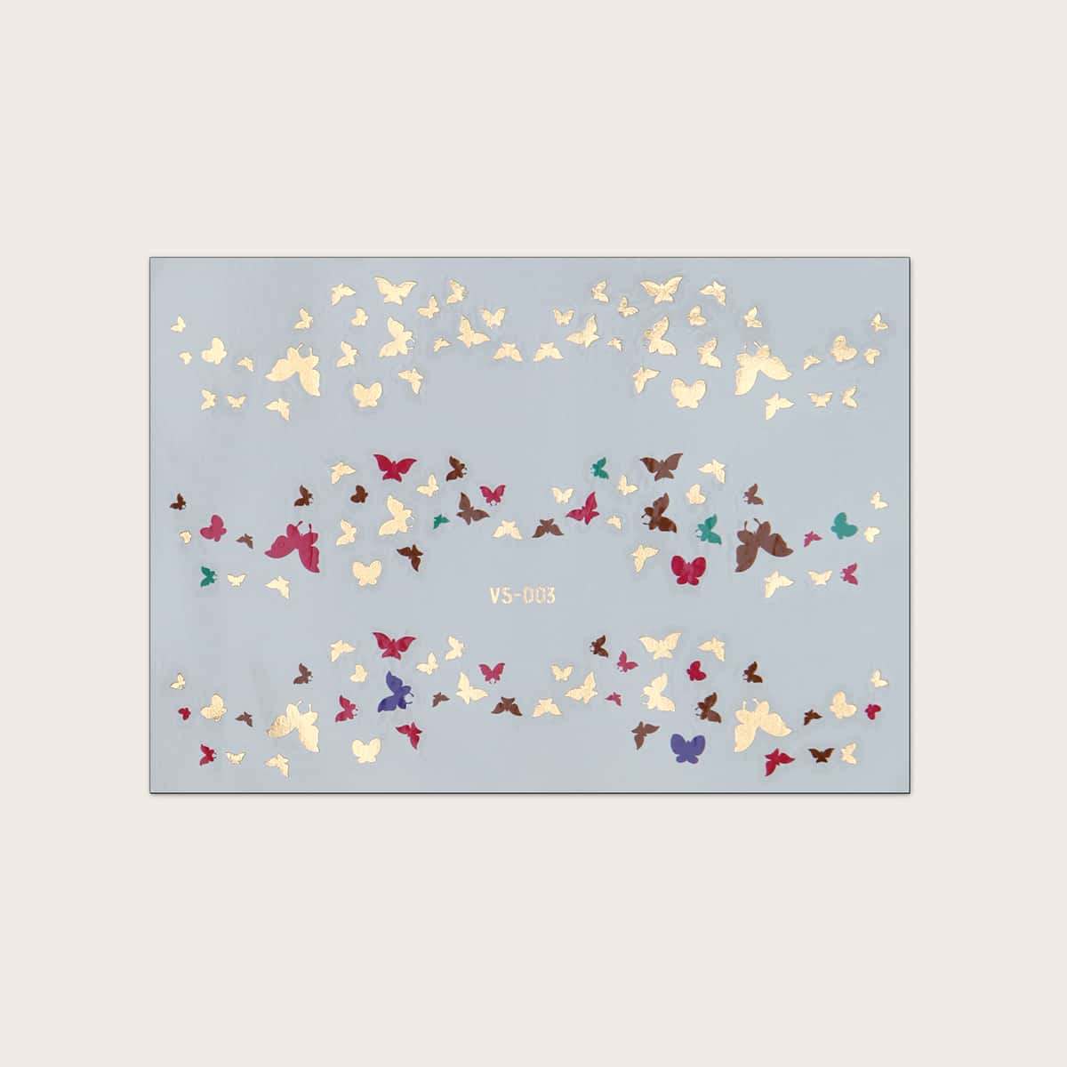 

1pc Butterfly Pattern Tattoo Sticker, Multicolor