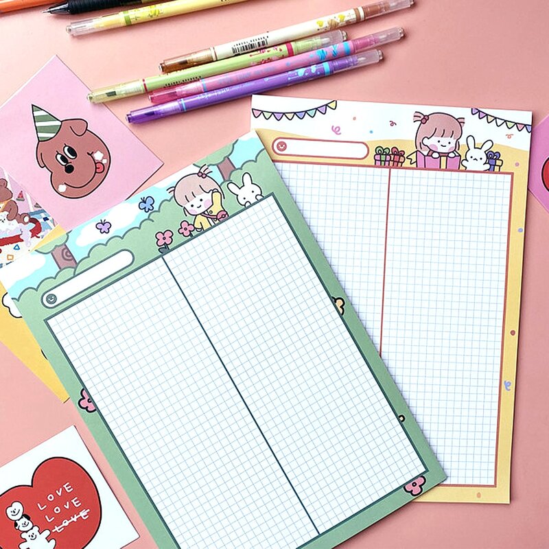 

1pc Cartoon Graphic Random Notebook, Multicolor