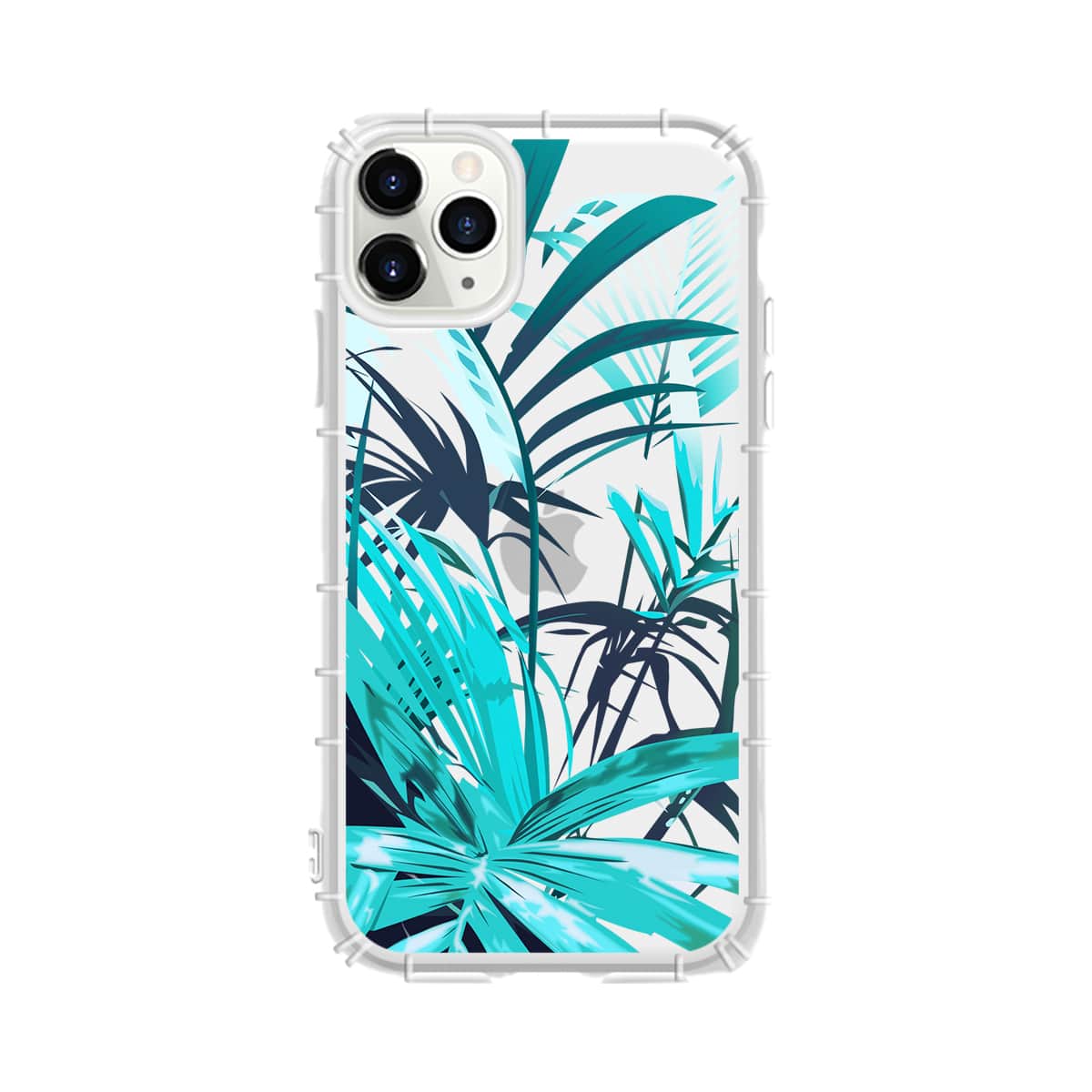 

1pc Plant Print iPhone Case, Multicolor