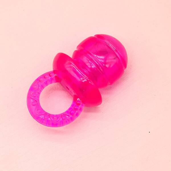 

1pc Solid Dog Chew Toy, Hot pink