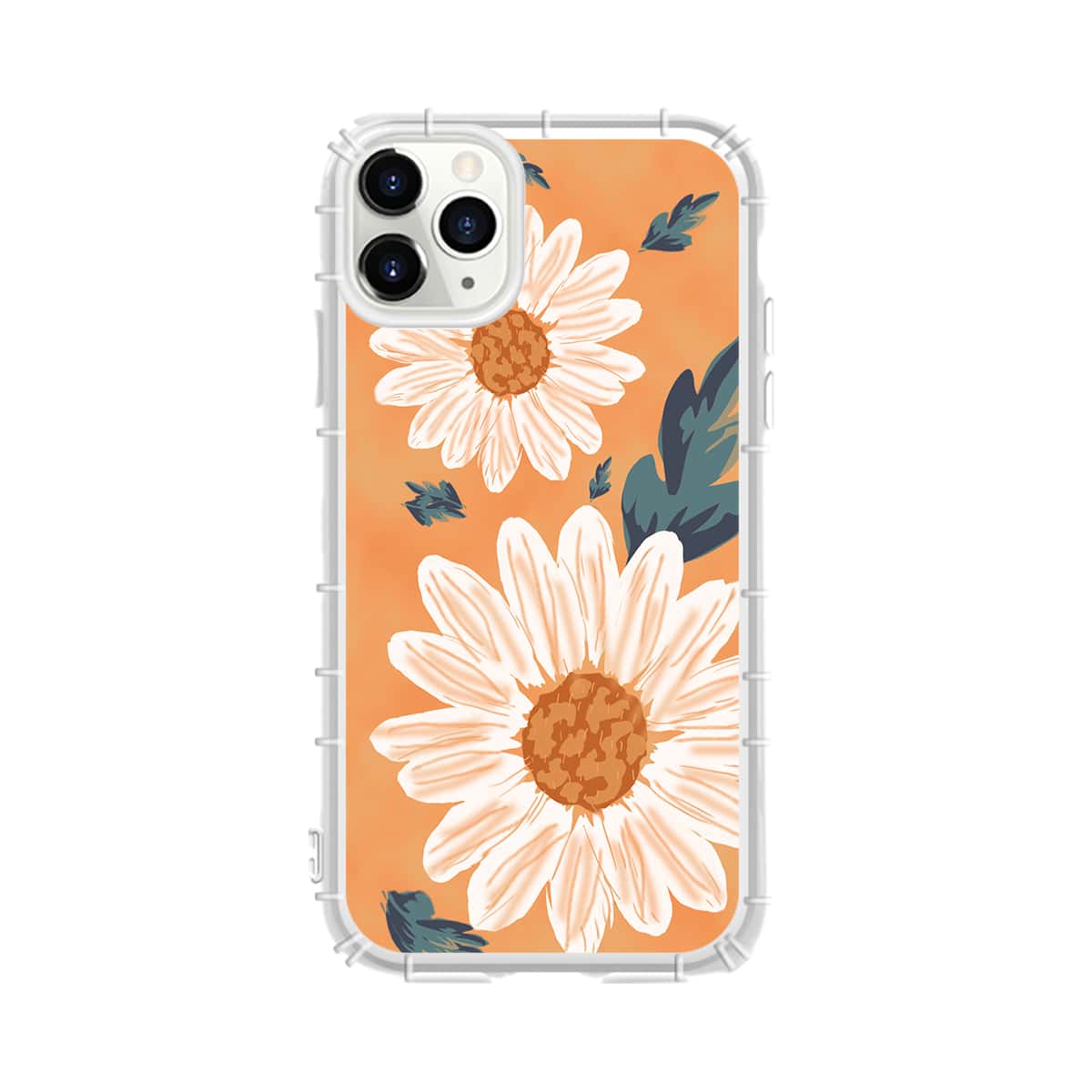 

1pc Flower Pattern iPhone Case, Multicolor