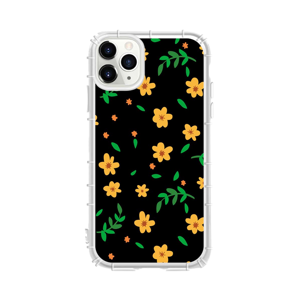 

1pc Flower Pattern iPhone Case, Multicolor