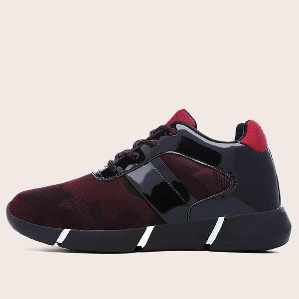 

Lace-up Front Wide Fit Sneakers, Red
