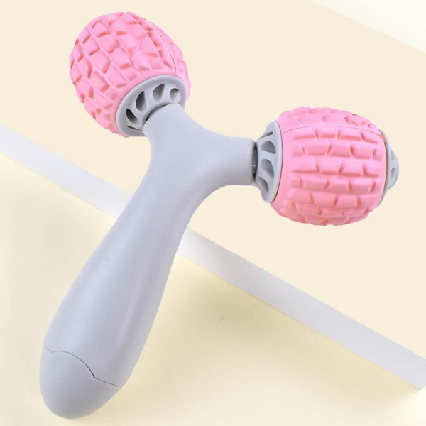 

1pc Y-shaped Muscle Massage Roller Stick, Pink