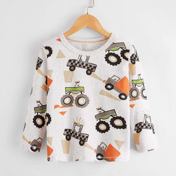 

Toddler Boys Cartoon Graphic Tee, Multicolor