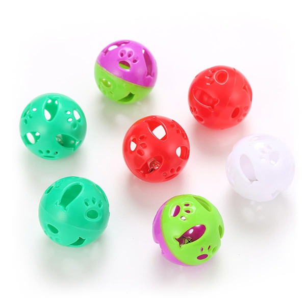 

3pcs Random Hollow Out Bell Ball Cat Toy, Multicolor