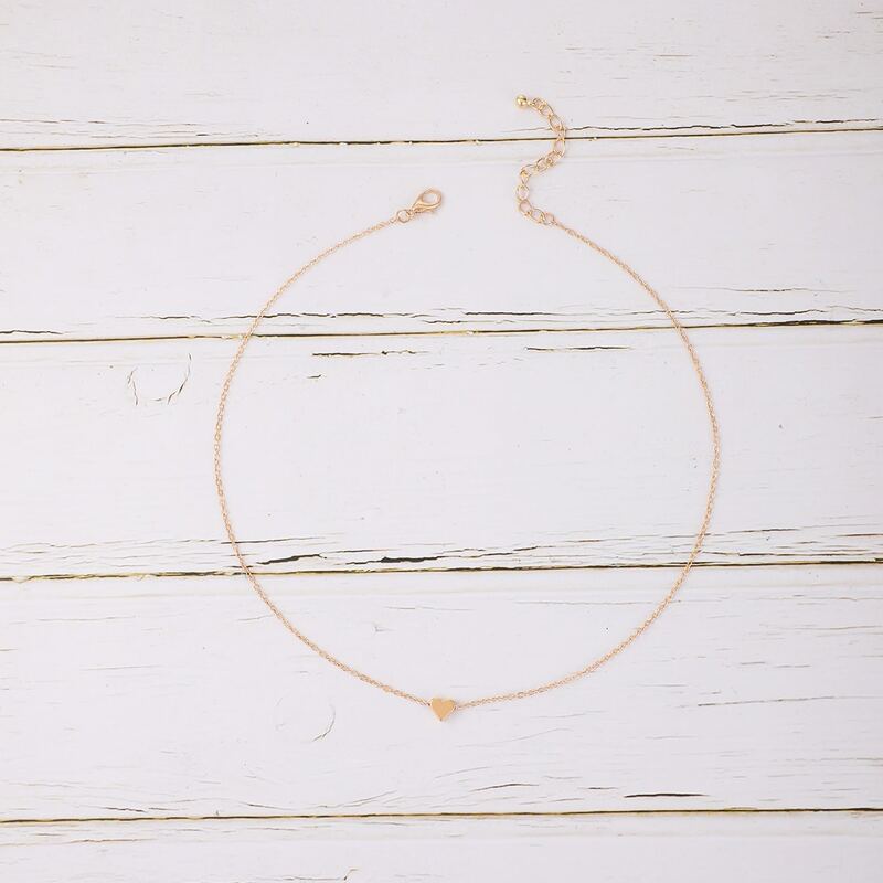

Heart Chain Necklace, Gold