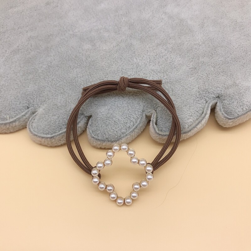 

1pc Random Faux Pearl Hair Tie, Multicolor