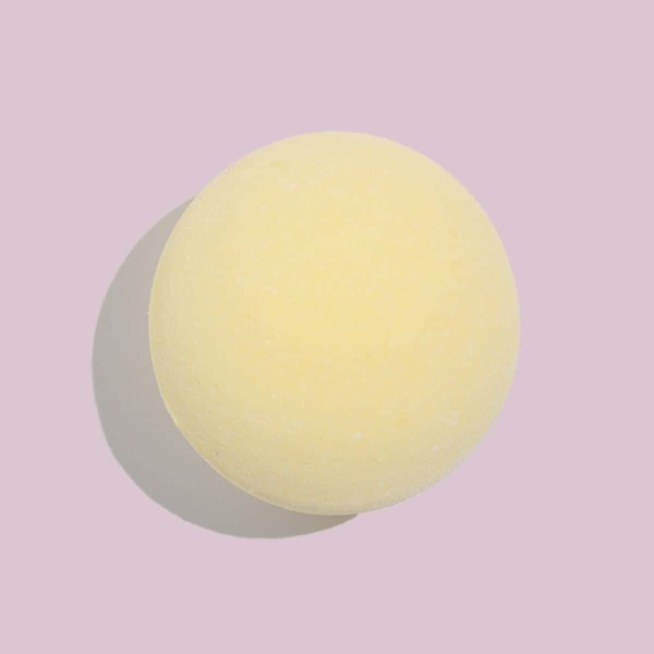 

1pc Lemon Scent Bath Bomb, Yellow