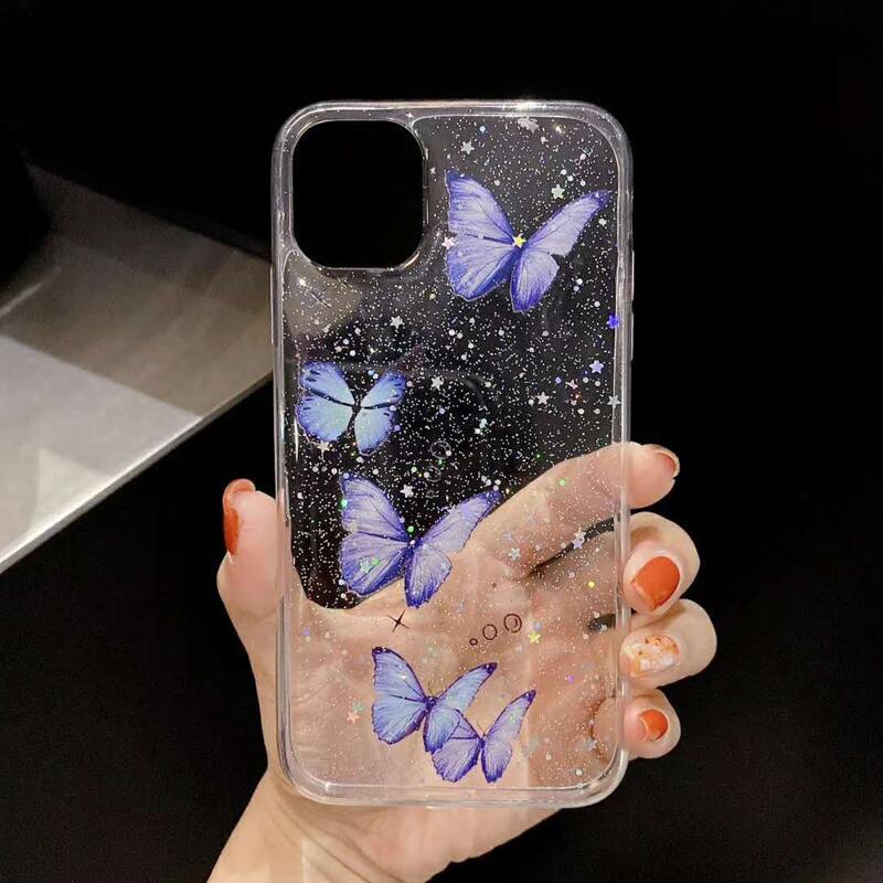 

Butterfly Clear iPhone Case, Multicolor
