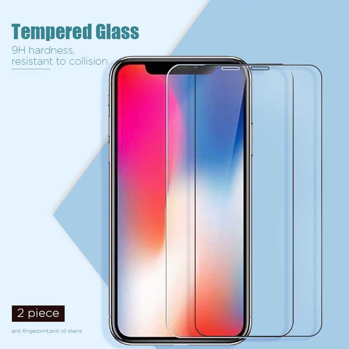 

2pcs iPhone Protective Film, Clear