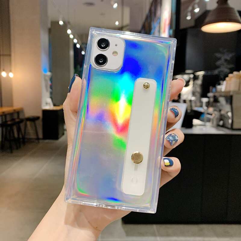 

Holographic Hand Strap iPhone Case, Multicolor