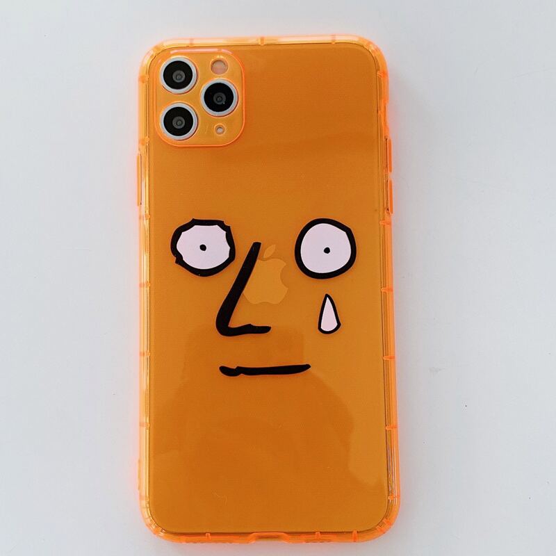 

Funny Expression iPhone Case, Orange