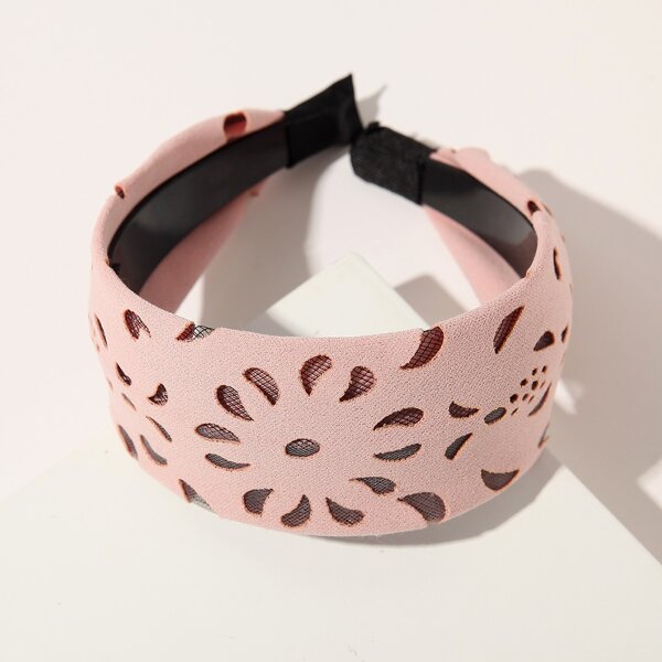 

Hollow Out Hair Hoop, Pink