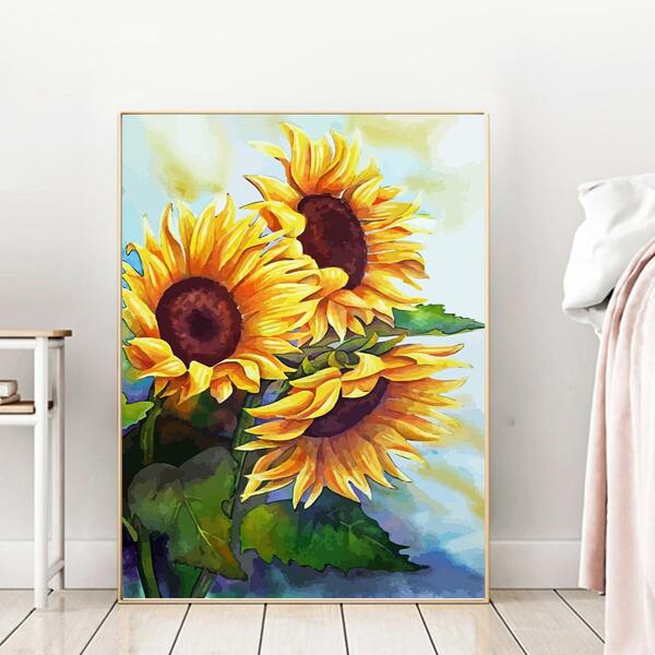 

Sunflower Pattern Diamond Painting, Multicolor