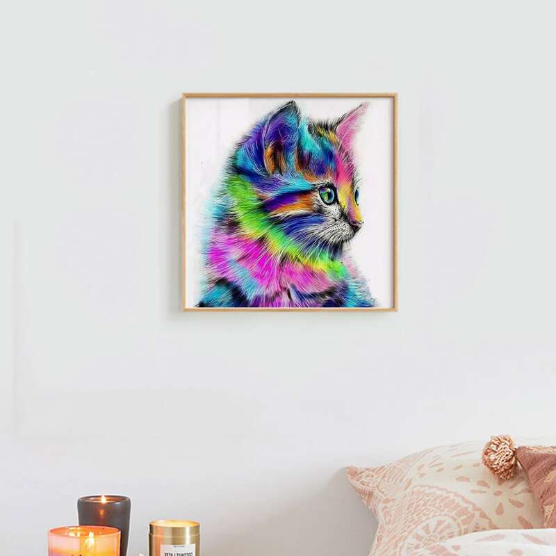 

Cat Pattern Diamond Painting, Multicolor