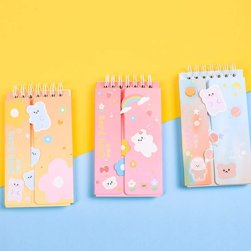 

1pc Cartoon Spiral Notebook, Multicolor