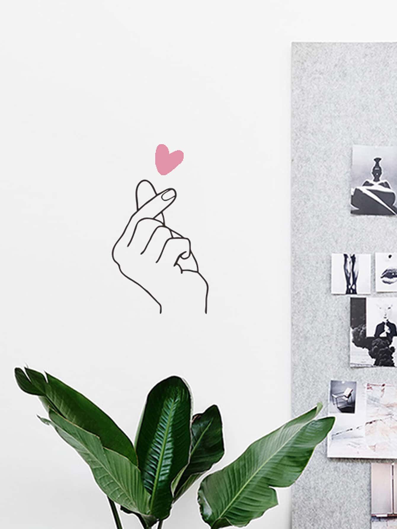 Finger Print Wall Sticker, PVC Wall Art Decal For Home Decor, Stickers, Wall Decal, Vinyl Decal For Home Decorations, Spring Decoration Items Refresh Your Home, Rama Decoration Stickers Gifts Birthday Graduation