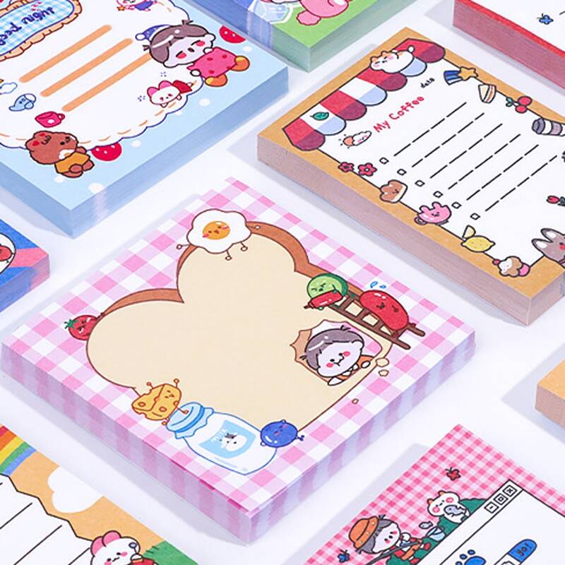 

1pack Random Cartoon Sticky Note, Multicolor