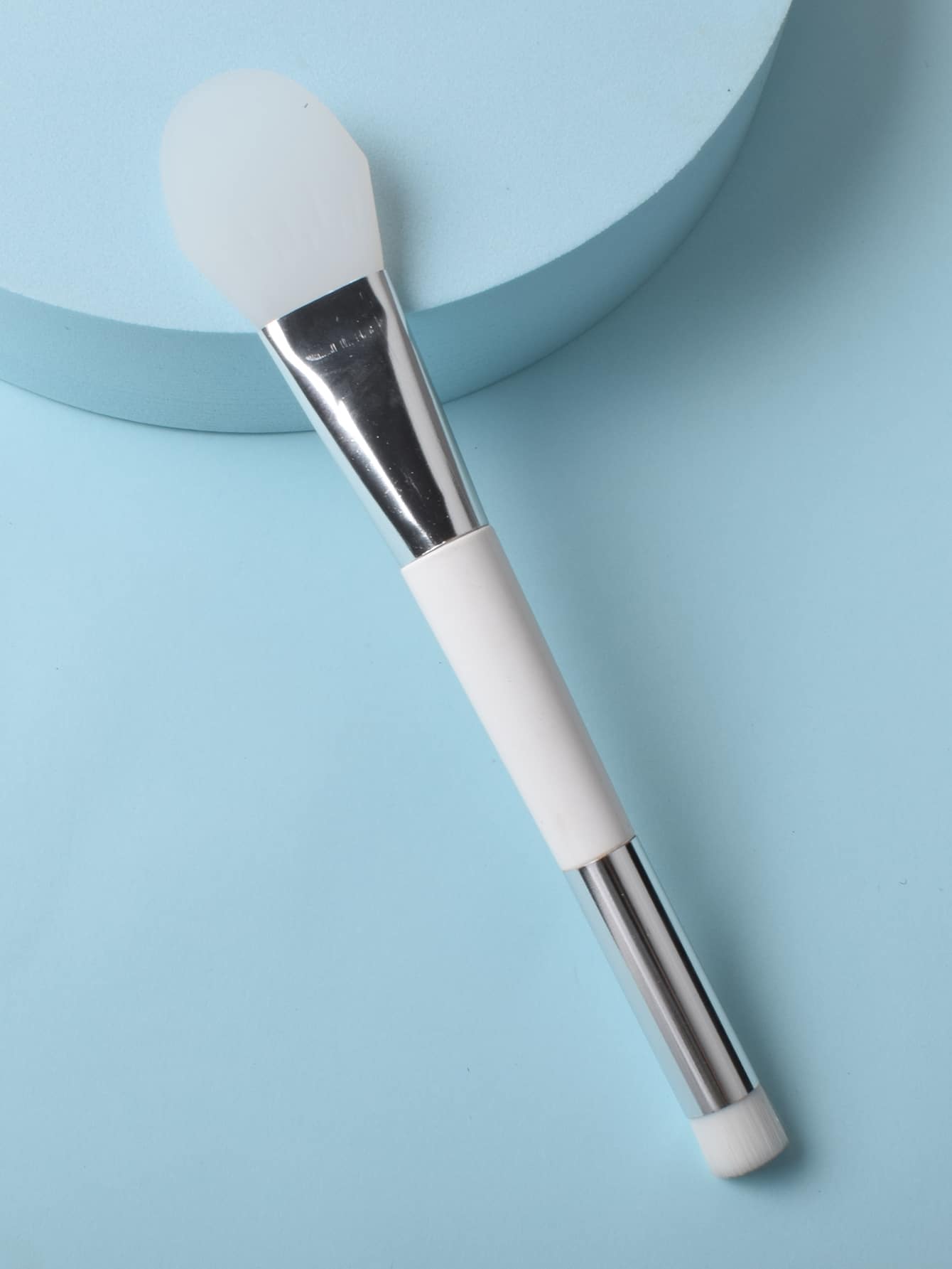 1pc Dual-ended Facial Sheet Brush - Clear - View 1