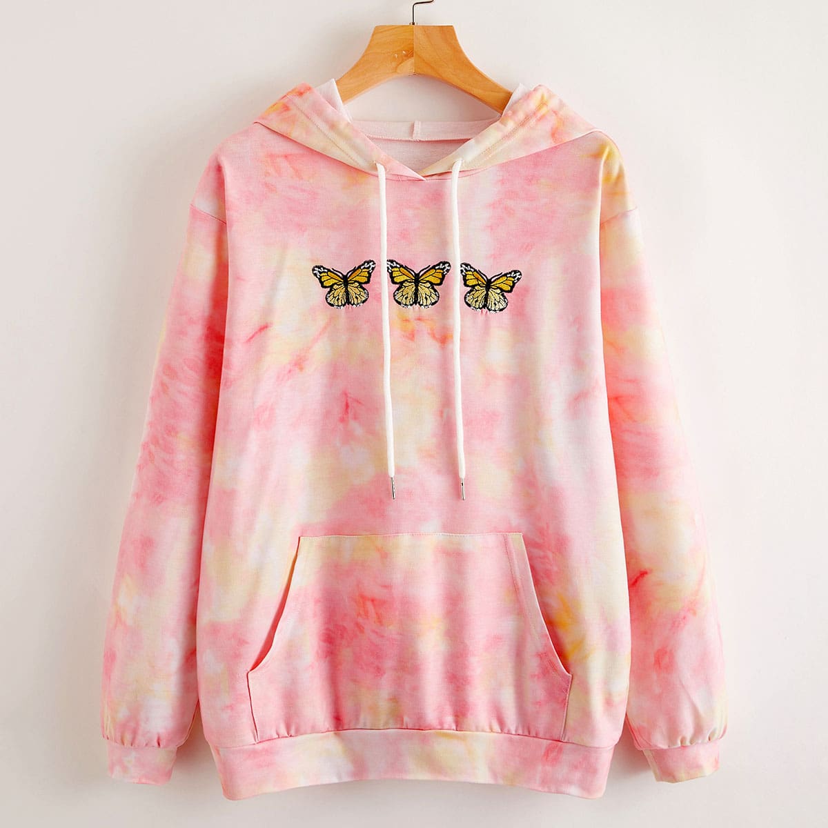 

Butterfly Tie Dye Hoodie, Multicolor