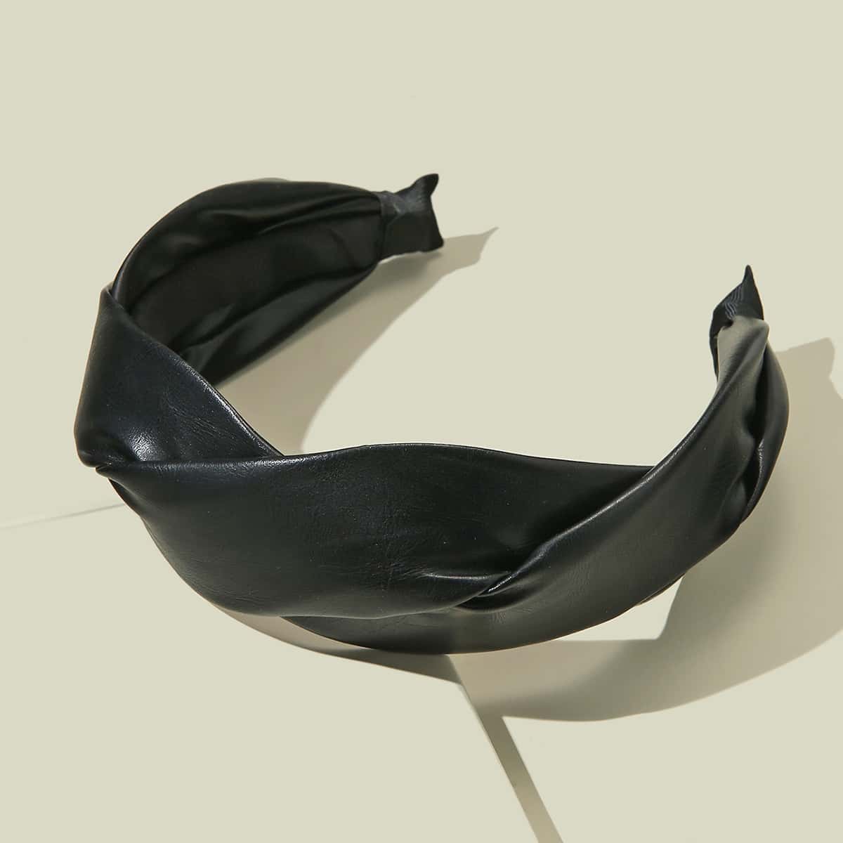 

Plain Twist Hair Hoop, Black
