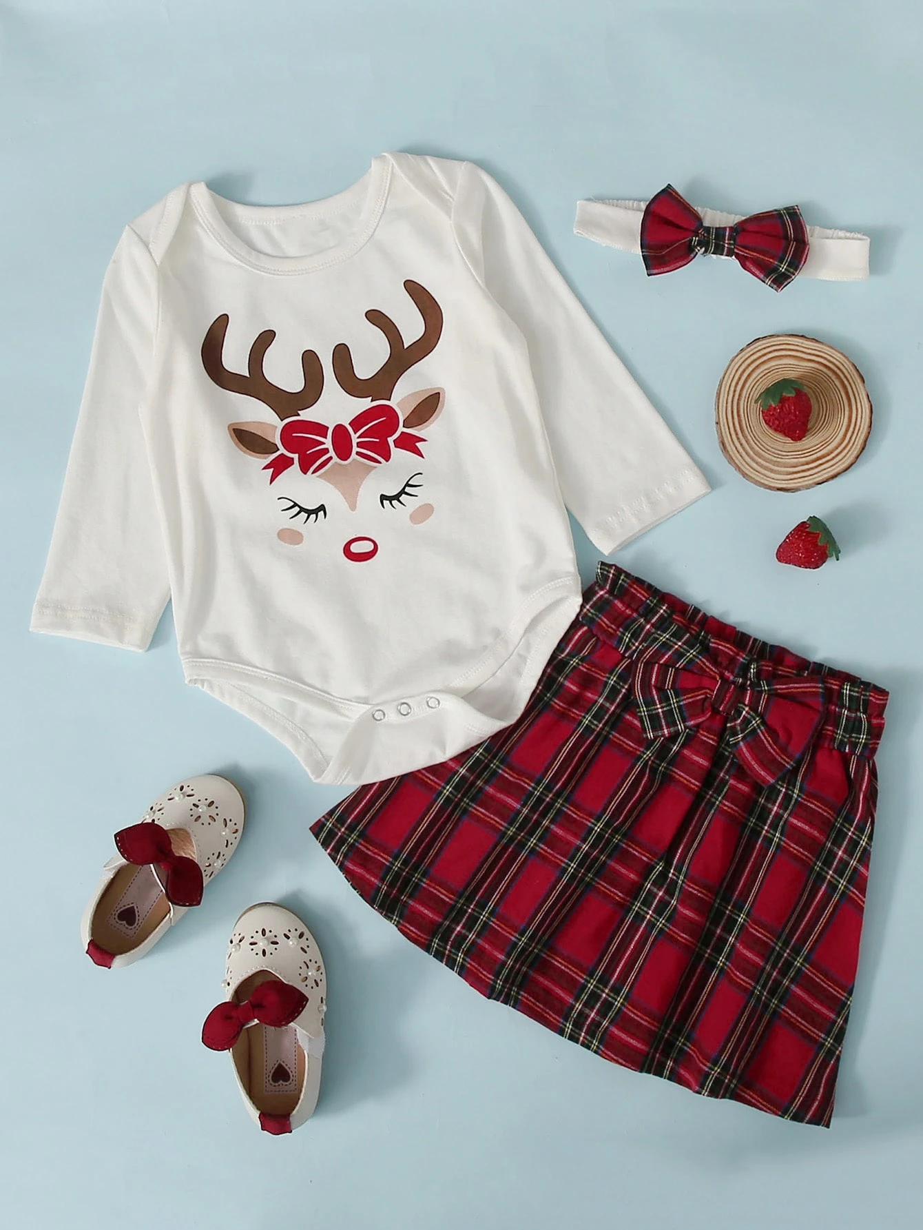 baby tartan headband