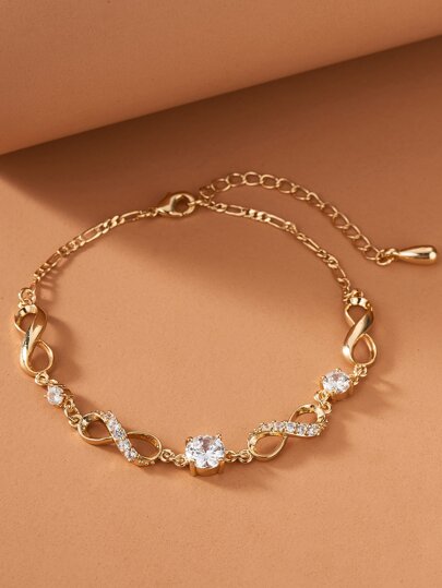 Rhinestone Decor Bracelet