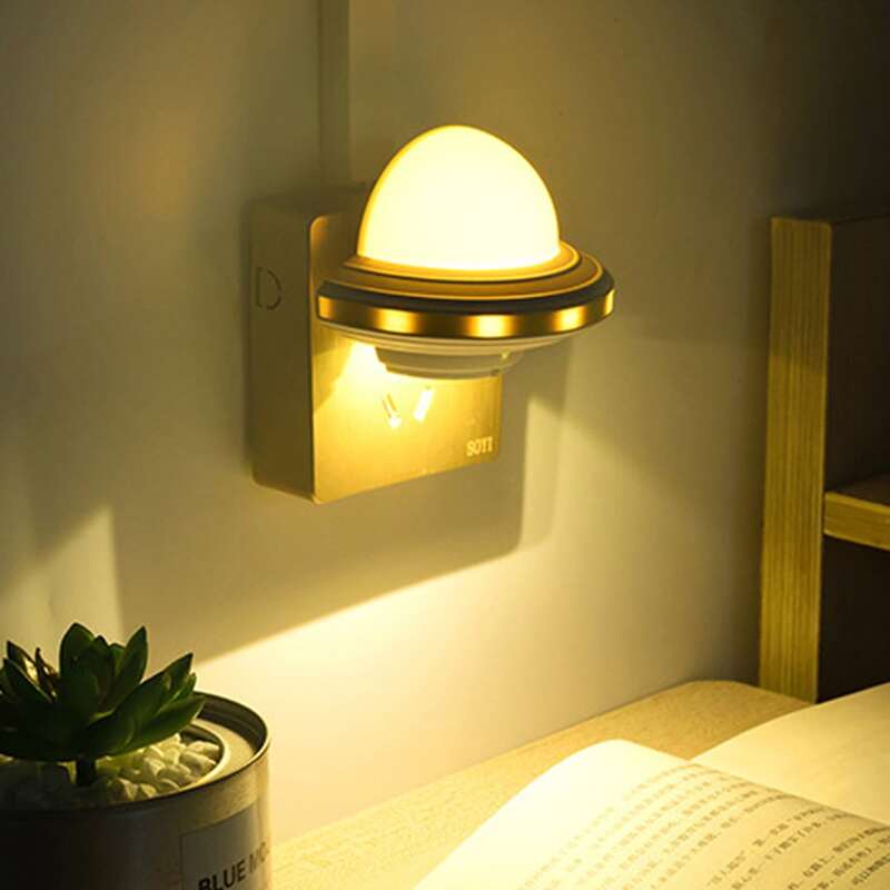 

UFO Shaped Wall Lamp, Yellow