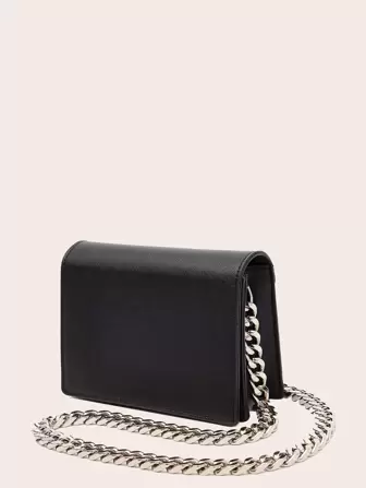 Ligero, portátil, lujoso, glamoroso, elegante, exquisito, silencioso, informal, minimalista Mini bolso cruzado minimalista con cadena artificial para niñas, mujeres, estudiantes universitarios, novatos y trabajadores administrativos para el trabajo, la oficina, los desplazamientos, para otoño e invierno. Invierno cálido