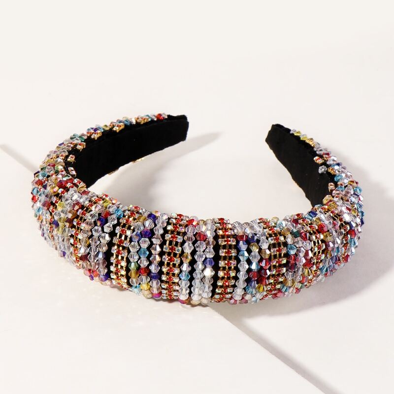 

Rhinestone Decor Hair Hoop, Multicolor