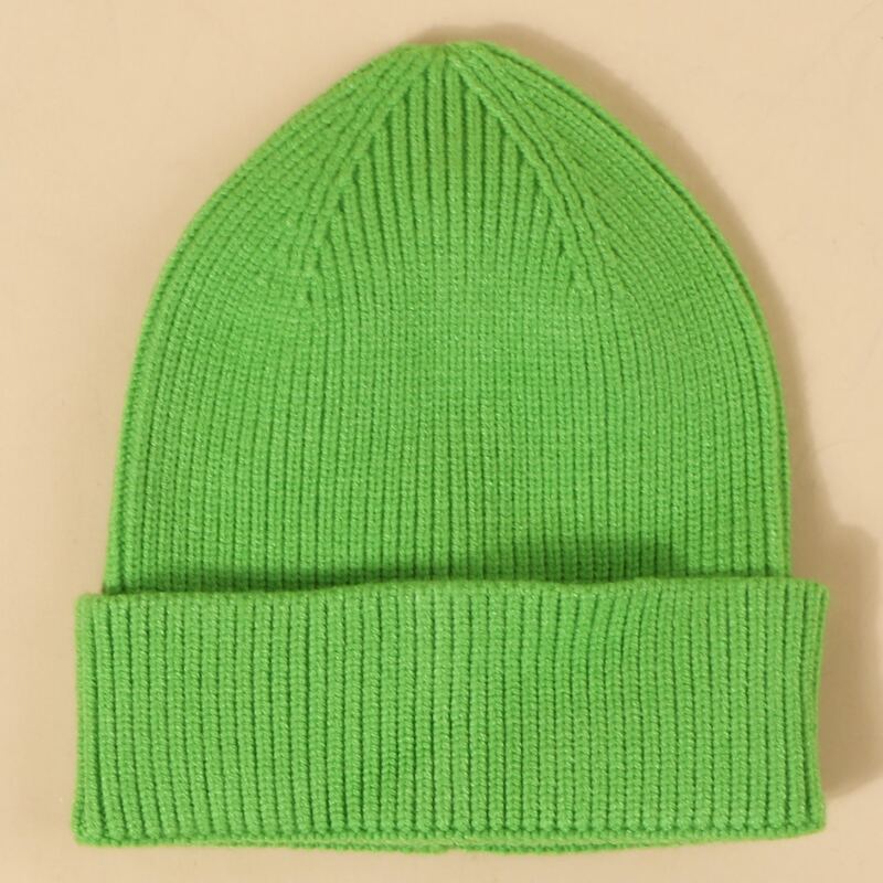 

Solid Knit Beanie, Green