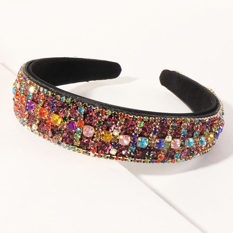 

Rhinestone Decor Hair Hoop, Multicolor