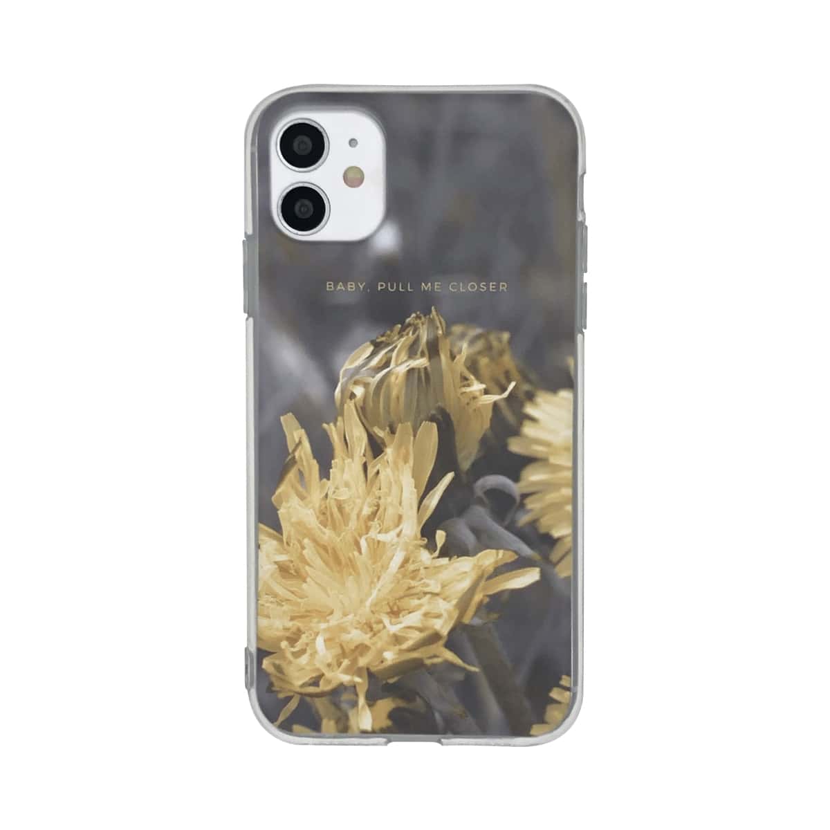 

1pc Flower Print iPhone Case, Multicolor