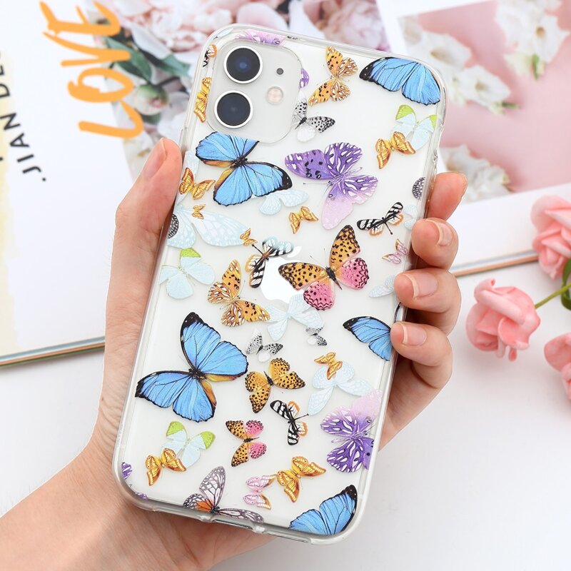 

Butterfly Pattern iPhone Case, Multicolor