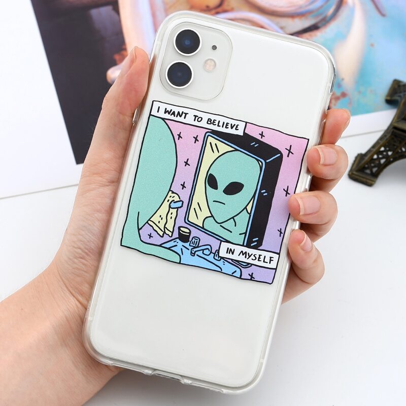 

Alien Pattern iPhone Case, Multicolor