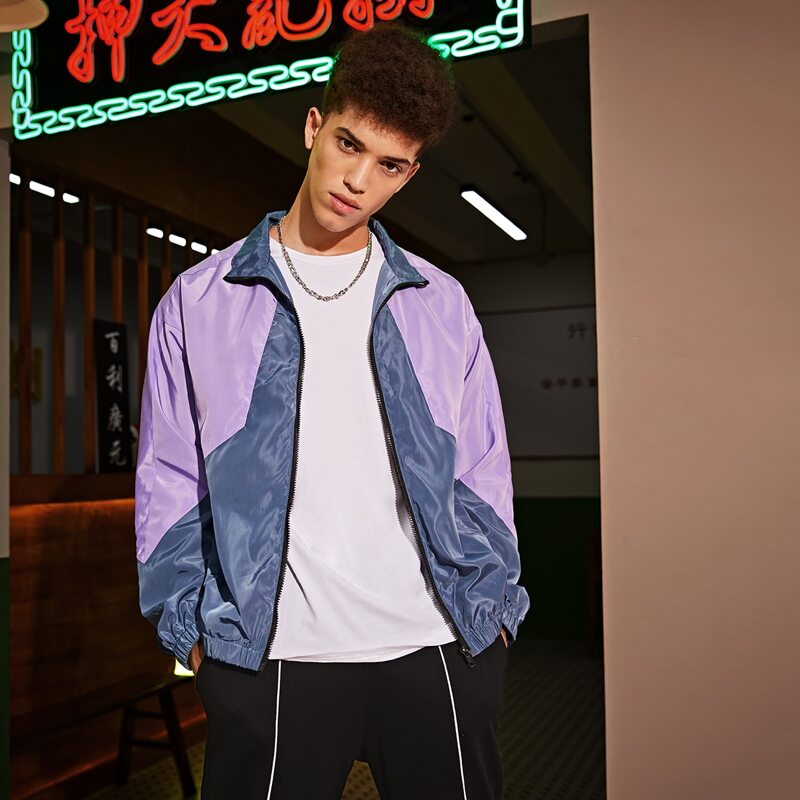 

Guys Colorblock Wind Jacket, Multicolor