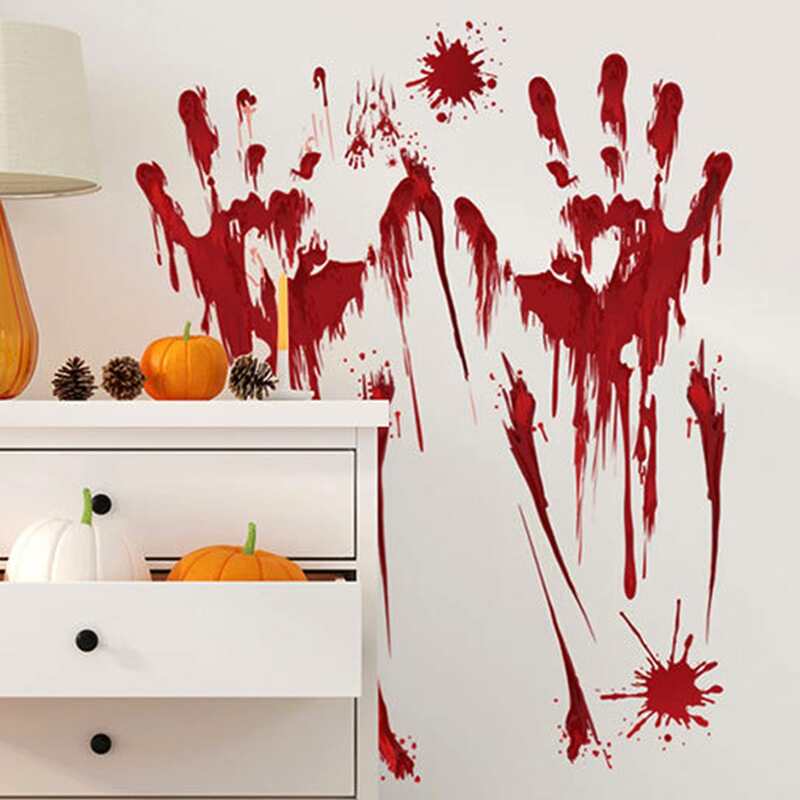 

Halloween Hand Wall Sticker, Red