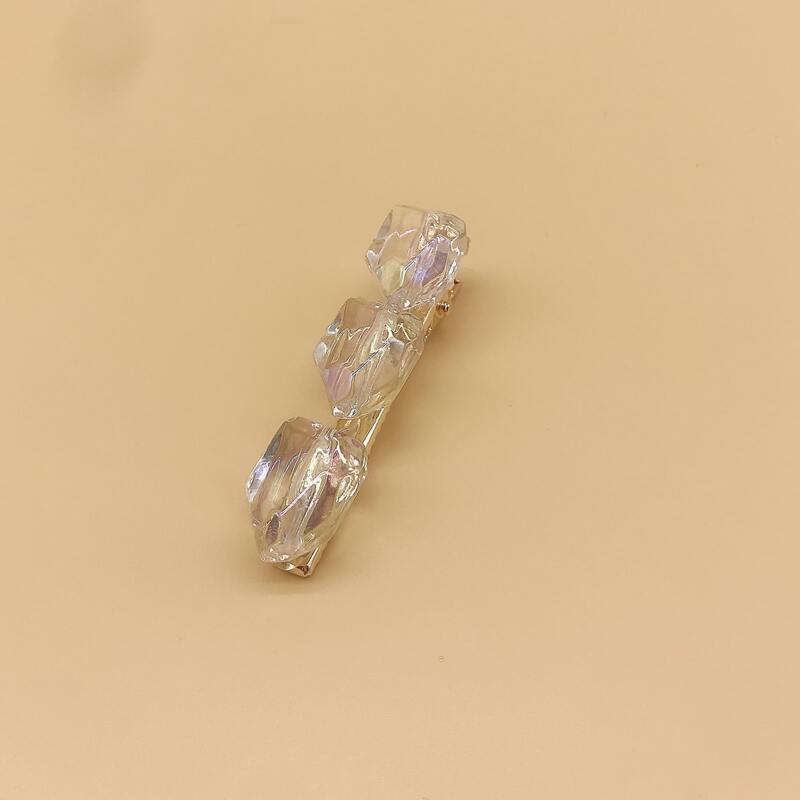 

Crystal Hair Clip, Gold