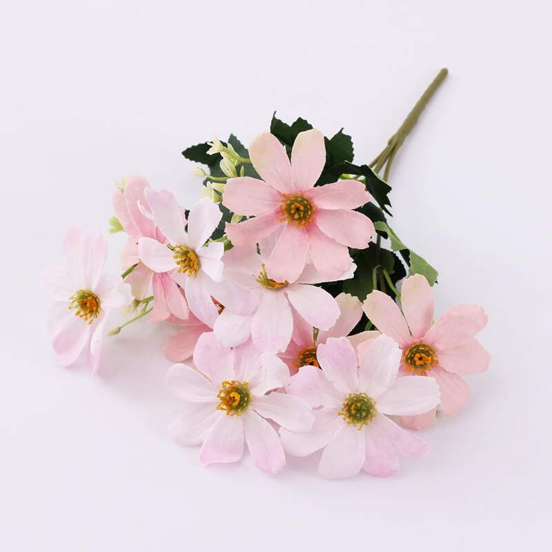 

1bunch Artificial Cherry Blossoms With 10pcs Head, Pink