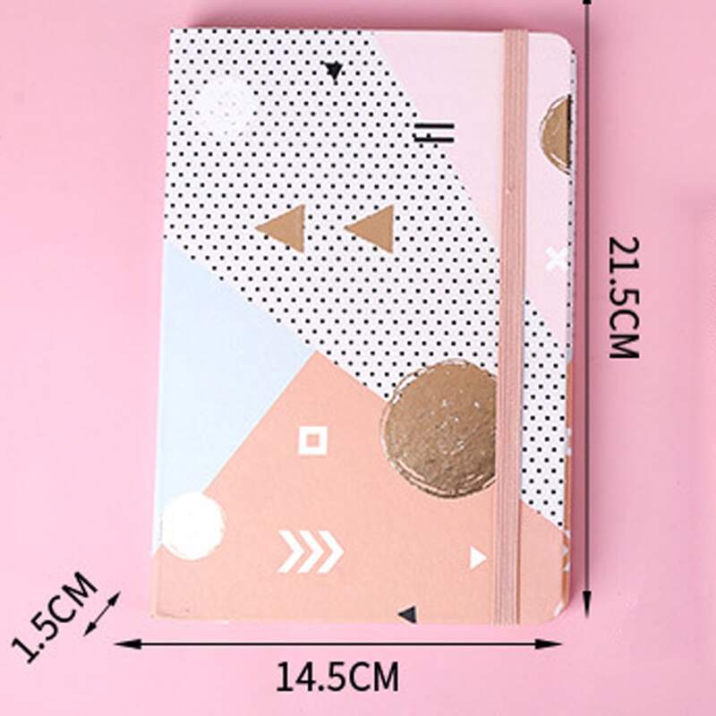 

1pc Random Geo Notebook, Multicolor